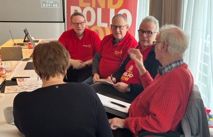 Les responsables de la lutte contre la polio des districts germanophones ont discuté de nouvelles stratégies